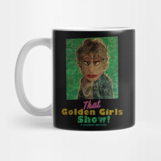 VINTAGE TEXTURE- Bea Arthur - THAT GOLDEN GIRLS SHOW - A PUPPET PARODY SHOWS Mug